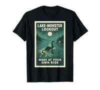 Belvédère des Monstres du lac | Cryptid Camping | Sentier T-Shirt
