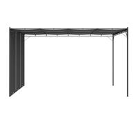 Belvédère - lemon - Tente-abri - avec rideau latéral - 4x3x2,25 m Anthracite t85