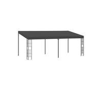 Belvédère mural 3x6 m Anthracite Tissu