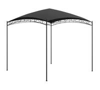 Belvédère - vidaXL - 3x3x2,65 m - Anthracite - Acier - Tissu 180 g/m²