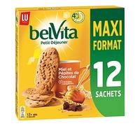 Belvita Biscuit Petit Déjeuner Miel et Pépite de Chocolat, 650g