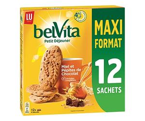 Belvita Biscuit Petit Déjeuner Miel et Pépite de Chocolat, 650g