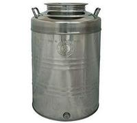 Belvivere Récipient à huile inox 18/10 soudé fond à pot America Made in Italy (50 litres)