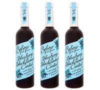 Belvoir Lot de 3 - Myrtille/cassis cordial | 500 ml | Lot de 3