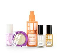 BELWEDER - Kit de Soins des Ongles - Routine Manucure Express Chez Soi - 7,5ml de Gel Ongle Exfoliant Express + 7,5ml Huile Nourrissante + 7,5ml Vernis à Ongles Vitaminé + 60ml de Dissolvant Doux