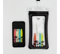 Belyo Pack D'¿t¿ - Housse De Plage + Powerbank Sans Fil 10 000 Mah Slim De Charge Rapide Assortie - Pack Housse ¿tanche Mobile + Powerbank Wireless 10 000 Mah