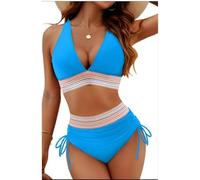 Belyra Paris Luzia | Bikini Sculptant, Effet Ventre Plat immédiat Maillot de Bain Femme 2 Pièces Bikini Taille Haute Push Up Bretelles Réglables