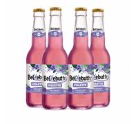 BELZEBUTH Bière aromatisée à la violette 2,8 % - 33 cl (Lot de 4)