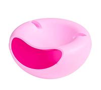 Bemarx - Bol de service pour snacks, noix, noyaux avec support pour téléphone portable Rose
