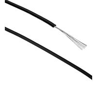 BeMatik - 24AWG câble d Alimentation 30m Noire