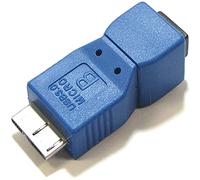 BeMatik - Adaptateur USB 3.0 vers USB 2.0 (Mini USB A Femme à Micro USB B Homme)