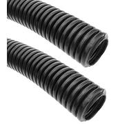 BeMatik AE066-VCES Tube ondulé intérieur pour câbles M-25 16 mm 25 m cofroissé (AE066), Noir