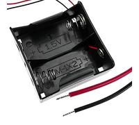 BeMatik - Battery Compartment. Porte-Pile Plat pour 2 Piles D LR20 R20 1.5V C C