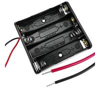 BeMatik - Battery Compartment. Porte-Pile Plat pour 4 Piles AAA LR03 1.5V