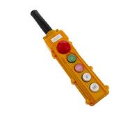 BeMatik - Boîte de Commande avec 2 Boutons poussoirs momentanés et 2 Interrupteur et arrêt d'urgence série COB