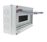 BeMatik - Boîte électrique SPN 12M IP65 Plastique ABS Surface HT