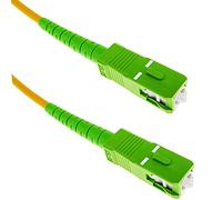 BeMatik - Câble à Fibre Optique SC/APC à SC/APC monomode simplex 9/125 20m OS2
