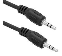 BeMatik - Câble Audio stéréo Mini Jack 3.5 M/M 20cm