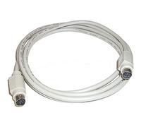 BeMatik - Câble d'extension Clavier avec connecteur PS2 miniDIN 6-pin mâle à mâle 1.8m