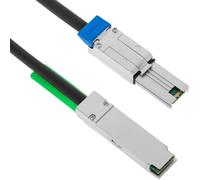 BeMatik - Câble QSFP + SFF-8436 vers SFF-8088 MiniSAS 2m