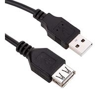 BeMatik - Câble rallonge USB 2.0 1 m Type-A Mâle à Femelle
