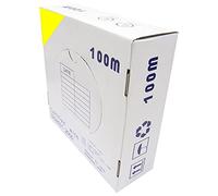 BeMatik - Coil câble CCA 24AWG UTP catégorie 5e Solide Jaune 100m