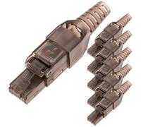 BeMatik - Connecteur UTP Cat.6 RJ45 mâle à sertir Automatique Pack 6 unités