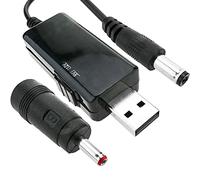 BeMatik - Convertisseur de Puissance USB de 5VDC à 9VDC ou 12VDC avec 1 m de câble