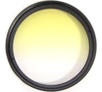 BeMatik - Filtre Photo Couleur dégradé Jaune pour Objectif 58 mm