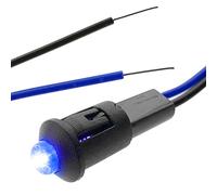 BeMatik - Lampe Voyant LED 8mm 220VAC Pilote de Couleur Bleu