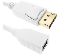 BeMatik - Mini DisplayPort câble DisplayPort femme à l"mâle de 1 m