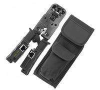 BeMatik - Pince à sertir avec câble RJ11 testeur RJ12 RJ45 RJ9