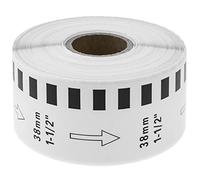 BeMatik - Rouleaux Bobine étiquettes Compatible Brother DK-22225 Largeur 38mm Longueur 30.48m 10-Pack