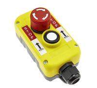 BeMatik TG001-VCES Boîte de 1 Boutons momentanés et arrêt d'urgence de la série LAY5 (TG001)