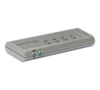 BeMatik - Uniclass VGA Switch KVM PS2 Slim 1KVM á 4CPU