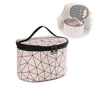 Bemaxy Boîte de Rangement Portable pour Perruques, Extensions de Cheveux, Accessoires, étui de Voyage, Outils de Maquillage, Organisateur pour Ranger Les postiches, décorations (Rose)