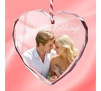 Bemaystar Boule Noel Personnalisée, Notre Première Décoration de Mariage 2025,Cadeau Personnalisé Femme, idee Cadeau Couple, Anniversaire Femme, Cadeau de Mariage pour Mari et Épouse