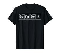 Bembel Äbbelwoi Hessisch Système périodique T-Shirt Graphique avec Valeur, Homme, Noir, XL
