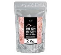 Bembo - Sel Rose de l’Himalaya Fin 2 kg - Sel naturel non raffiné, Riche en oligo-éléments, Pauvre en Sodium, Sans Conservateurs, Sans Colorants, Sans Agents anti-agglomérants