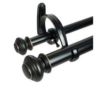 Beme Jeu de canne à urne double en noir antique 189-365,8 cm