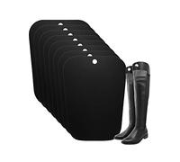 Bememo Lot de 8 inserts en forme de bottes, pour homme et femme, Noir, as picture show