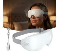 Beminda Eye Steam Pro - Conçu Pour Les Yeux Secs Et Fatigués | 10 Minutes Par Jour | Utilisation Mains Libres | Technologie De Brume À L'Échelle Nanométrique Pour Spa À Domicile Et Relaxation (Blanc)