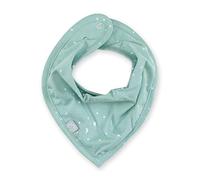 BEMINI - Bavoir Bandana - Collection Frizy - En Jersey - Vert - 25 cm - Fermeture à pression - Double épaisseur