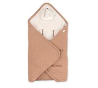 BEMINI - BISIDE Nid d'ange 0-12m - Modèle Universel 3 & 5 Points - Pady Quilted + Teddy - (Naturel)
