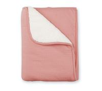 Bemini - Couverture Tetra Jersey + Teddy 75 x 100 cm - Terre de Sienne