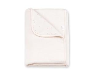 BEMINI-Plaid-Couverture Pady Tetra Jersey + Softy Tog 2.5 Ivoire