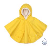 Bemini - Poncho de voyage 9-36 mois Waterproof + Teddy - Jaune