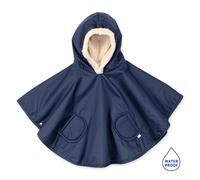 Bemini - Poncho de voyage 9-36 mois Waterproof + Teddy - Navy