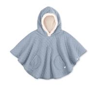 BEMINI Poncho de voyage Pady matelassé + teddy Stone