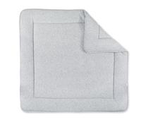 BEMINI - Tapis de Parc 100/100 cm - Réversible - Pady Quilted + Jersey - (Gris chiné)